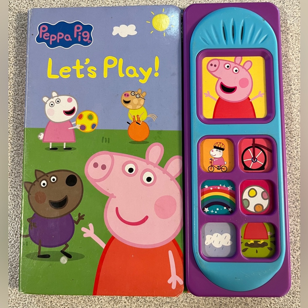 (3/$25) Peppa Pig Sound book.